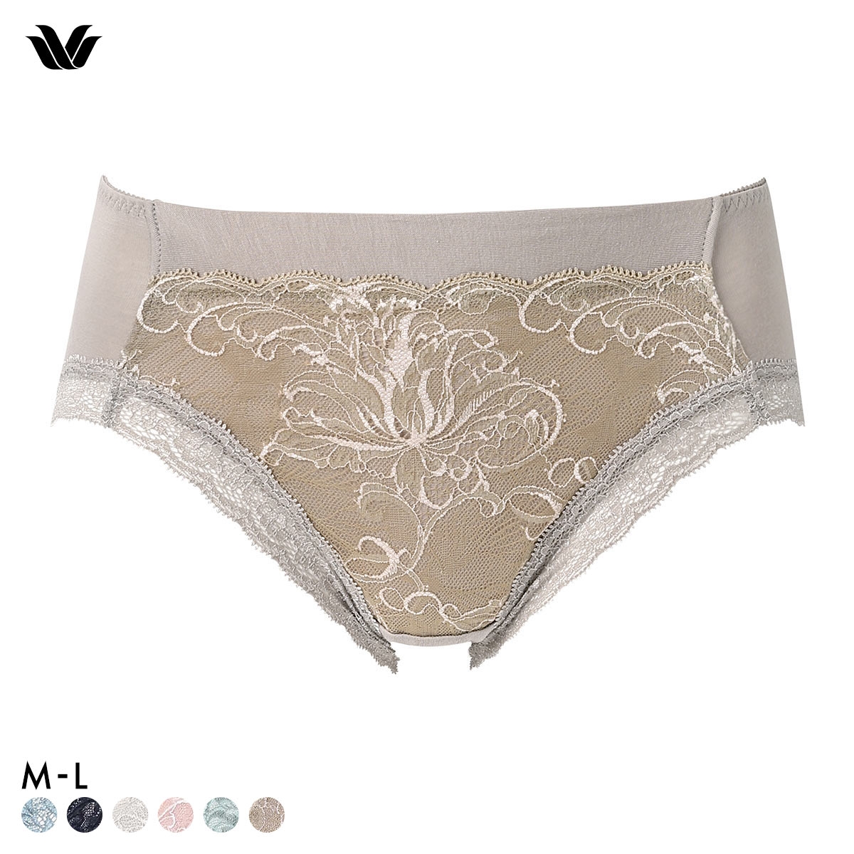 ワコール ナチュラルメイクブラ ショーツ ML ノーマル はきこみふつう Wacoal PXC207 07G(BR-ブラウン-M)