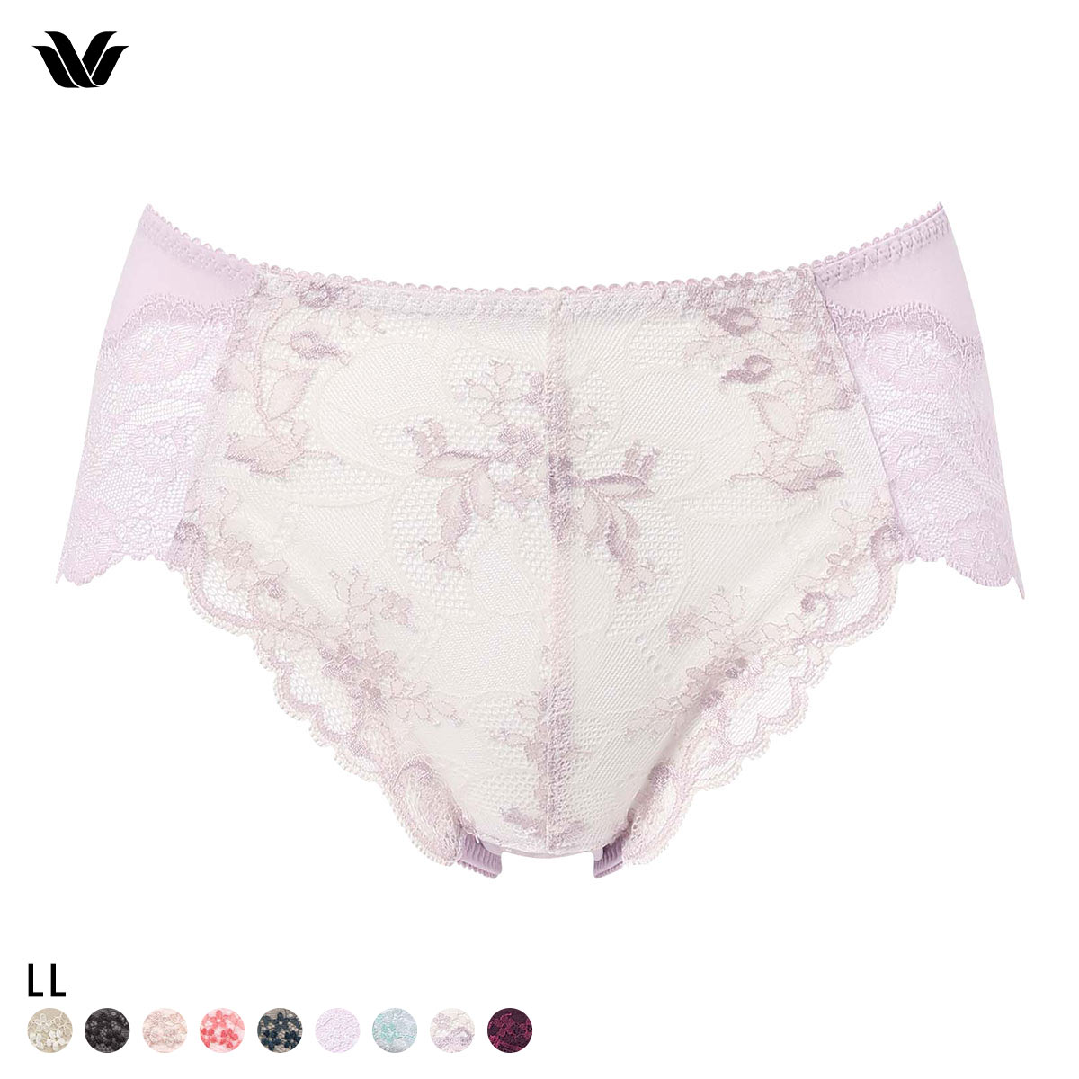 ワコール ナチュラルメイクブラ ショーツ LL ハイレッグ はきこみふつう Wacoal PXC208 08G(LPI-薄ピンク-LL)