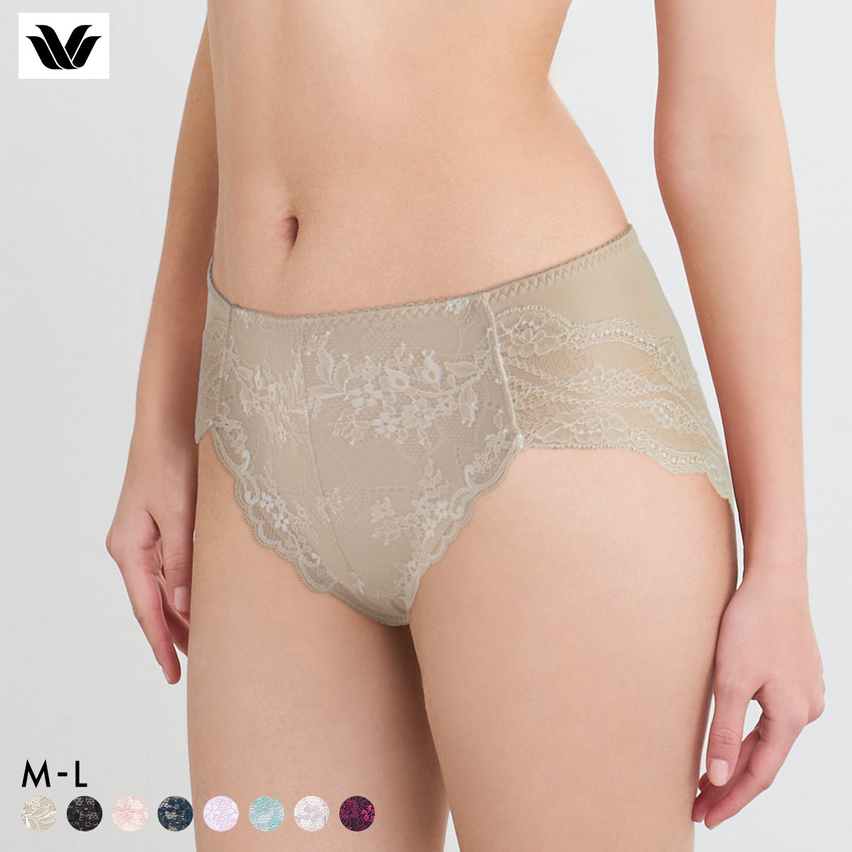 ワコール ナチュラルメイクブラ ショーツ ML ハイレッグ はきこみふつう Wacoal PXC208 08G(BE-ベージュ-M)