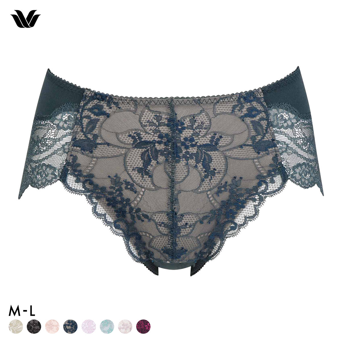 ワコール ナチュラルメイクブラ ショーツ ML ハイレッグ はきこみふつう Wacoal PXC208 08G(GR-グリーン-M)