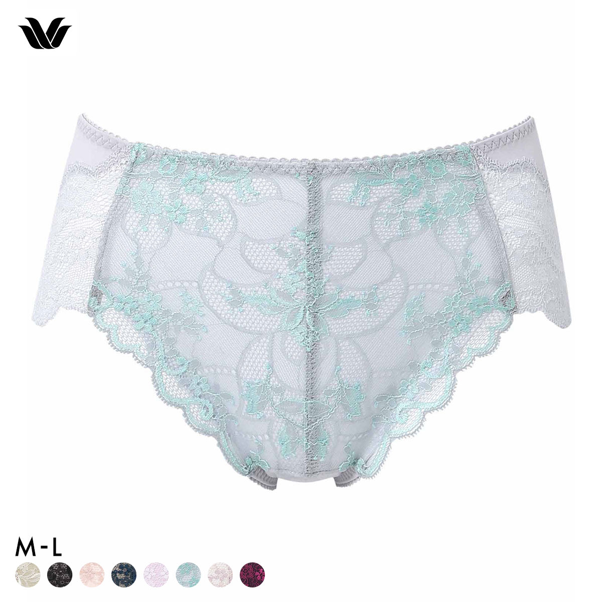 ワコール ナチュラルメイクブラ ショーツ ML ハイレッグ はきこみふつう Wacoal PXC208 08G(GY-グレー-M)