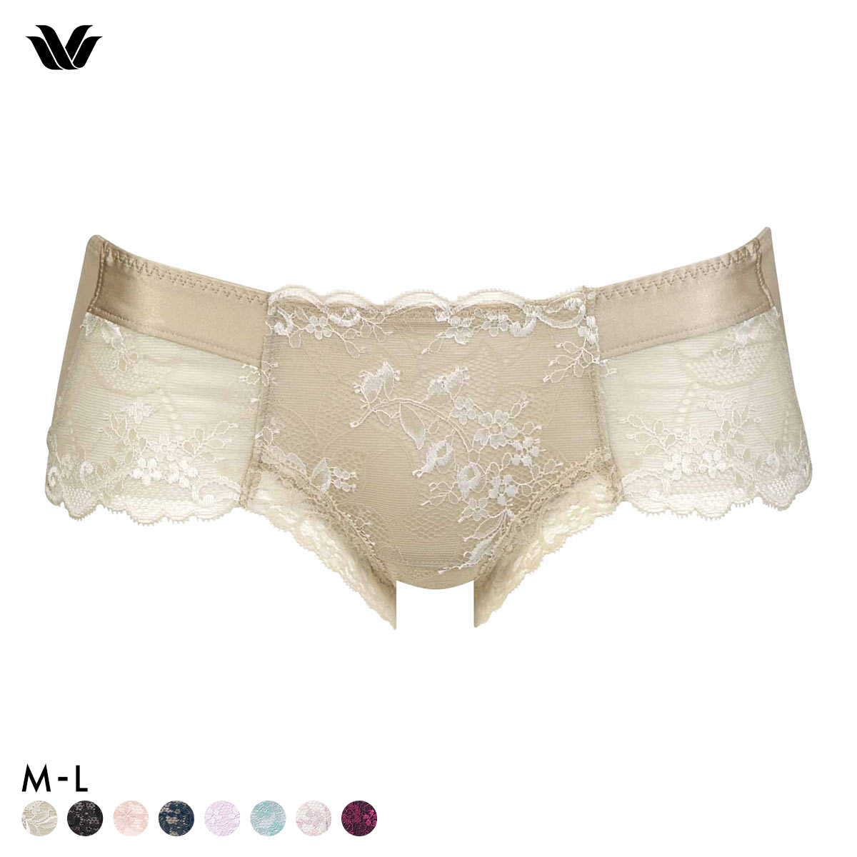 ワコール ナチュラルメイクブラ ボーイレングスショーツ ローライズ ML Wacoal PXC608 08G(BE-ベージュ-M)