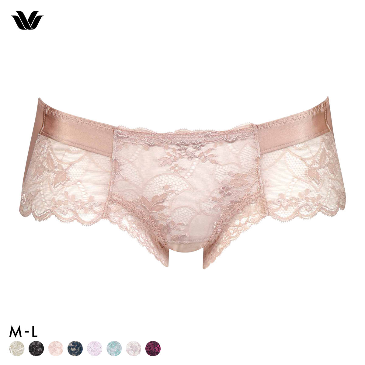 ワコール ナチュラルメイクブラ ボーイレングスショーツ ローライズ ML Wacoal PXC608 08G(PB-ピンクベージュ-M)