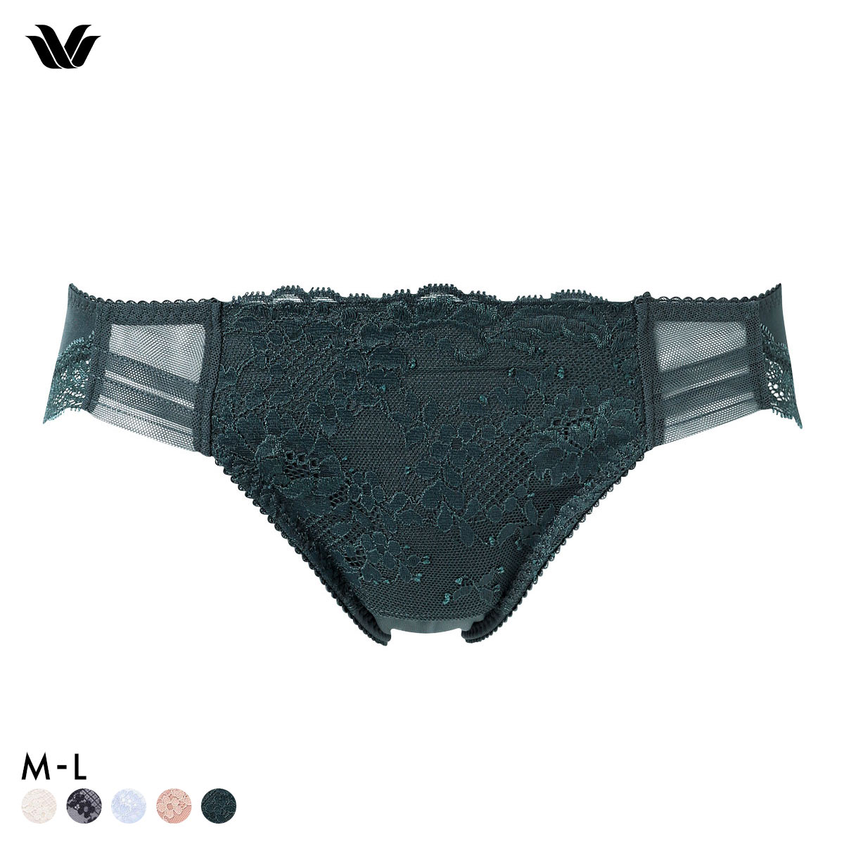 ワコール プレミアム 13series BXD413 BXD713 PXD113 13G ショーツ ハイレッグ あさめ ML Wacoal(GR-グリーン-M)