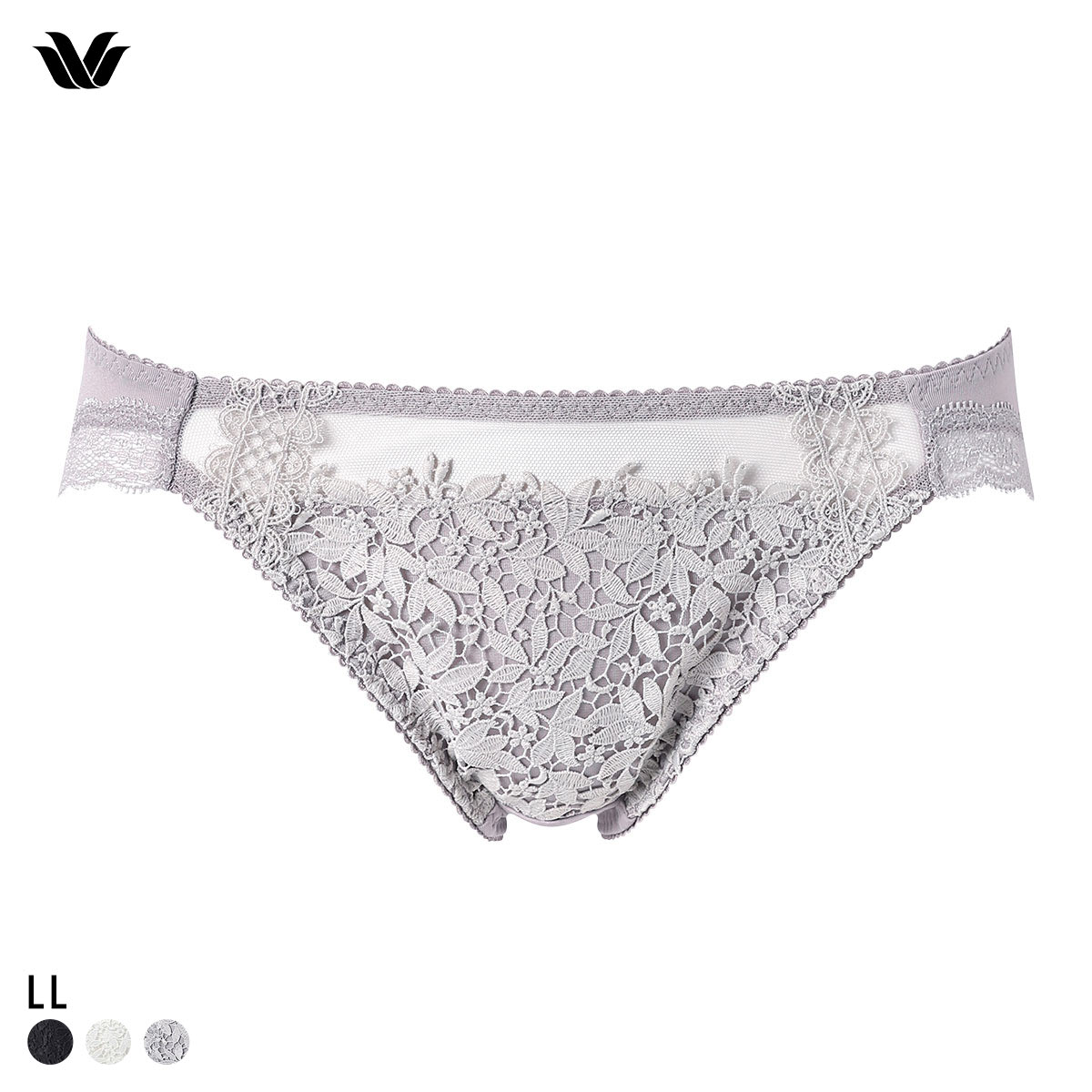 ワコール プレミアム 18series BXD018 BXD418 BXD718 PXD118 18G ショーツ ハイレッグ あさめ LL 大きいサイズ Wacoal(GY-グレー-LL)