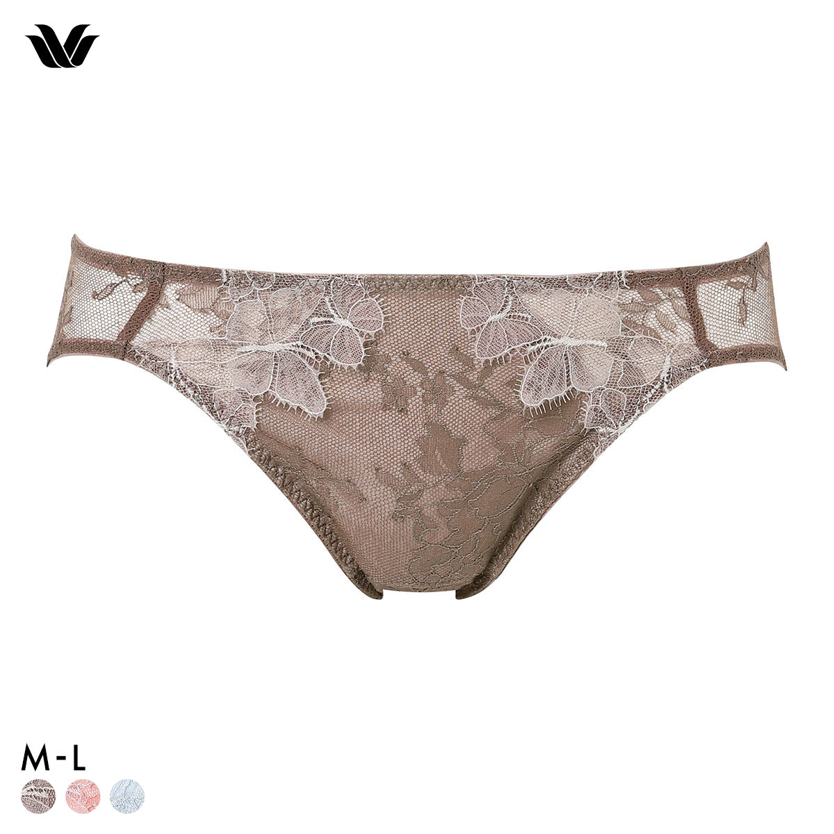 ワコール プレミアム 23series BXD423 PXD123 23G ショーツ ハイレッグ あさめ ML Wacoal(LBR-薄ブラウン-M)