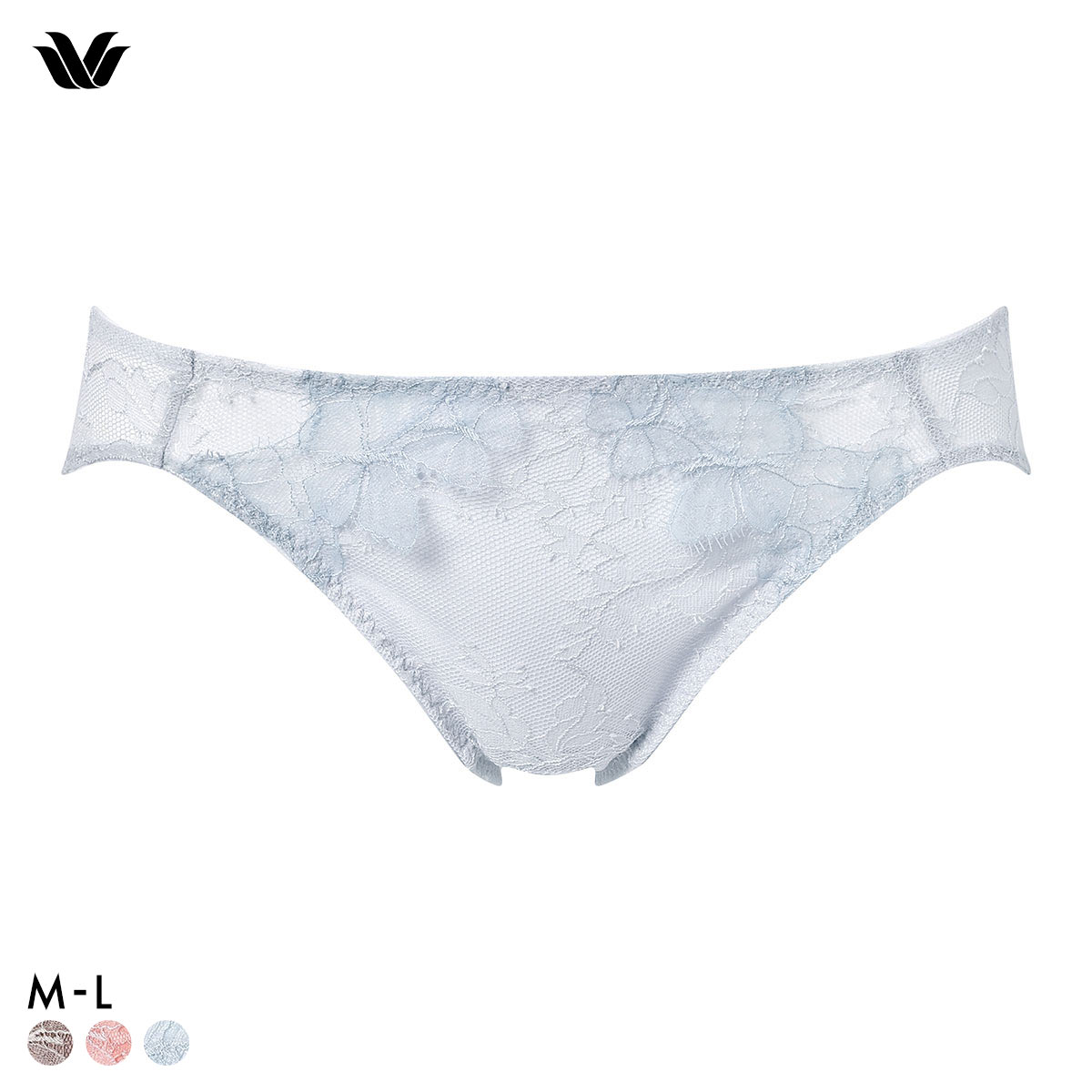 ワコール プレミアム 23series BXD423 PXD123 23G ショーツ ハイレッグ あさめ ML Wacoal(BGY-ブルーグレー-M)