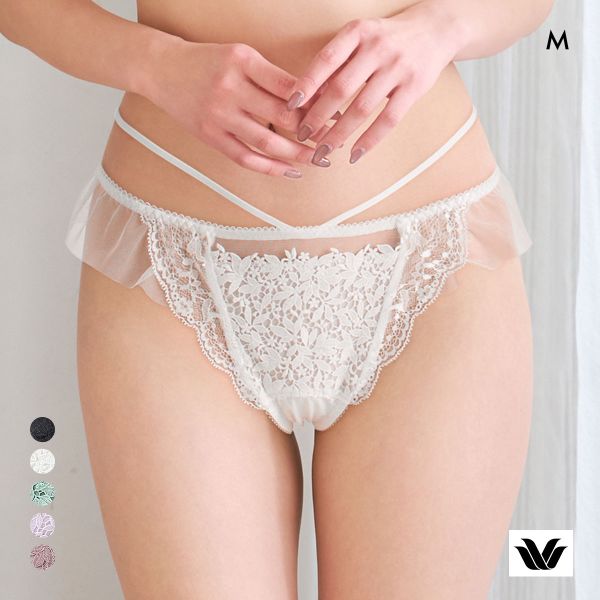 ワコール プレミアム 18series BXD418 PXD418 18G ショーツ Tバック M バックレース Wacoal