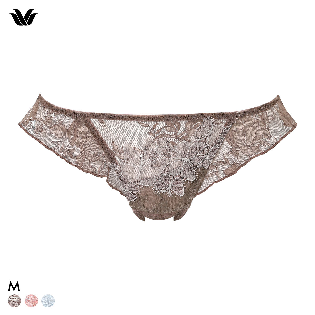 ワコール プレミアム 23series BXD423 PXD423 23G ショーツ Tバック M バックレース Wacoal(LBR-薄ブラウン-M)