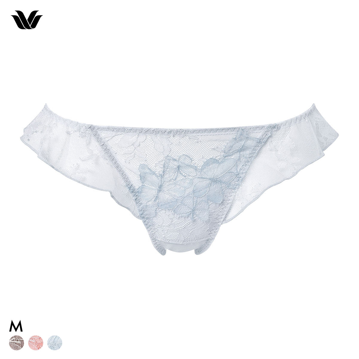 ワコール プレミアム 23series BXD423 PXD423 23G ショーツ Tバック M バックレース Wacoal(BGY-ブルーグレー-M)