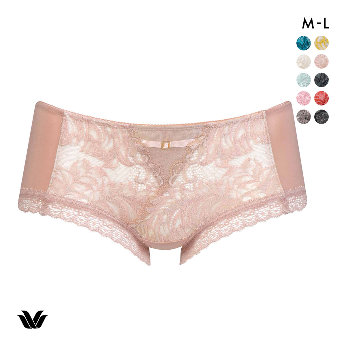 ワコール Wacoal プレミアム 12series BXD412 BXD712 PXD612 12G ショーツ ボーイレングス あさめ ML 単品(PB-ピンクベージュ-M)