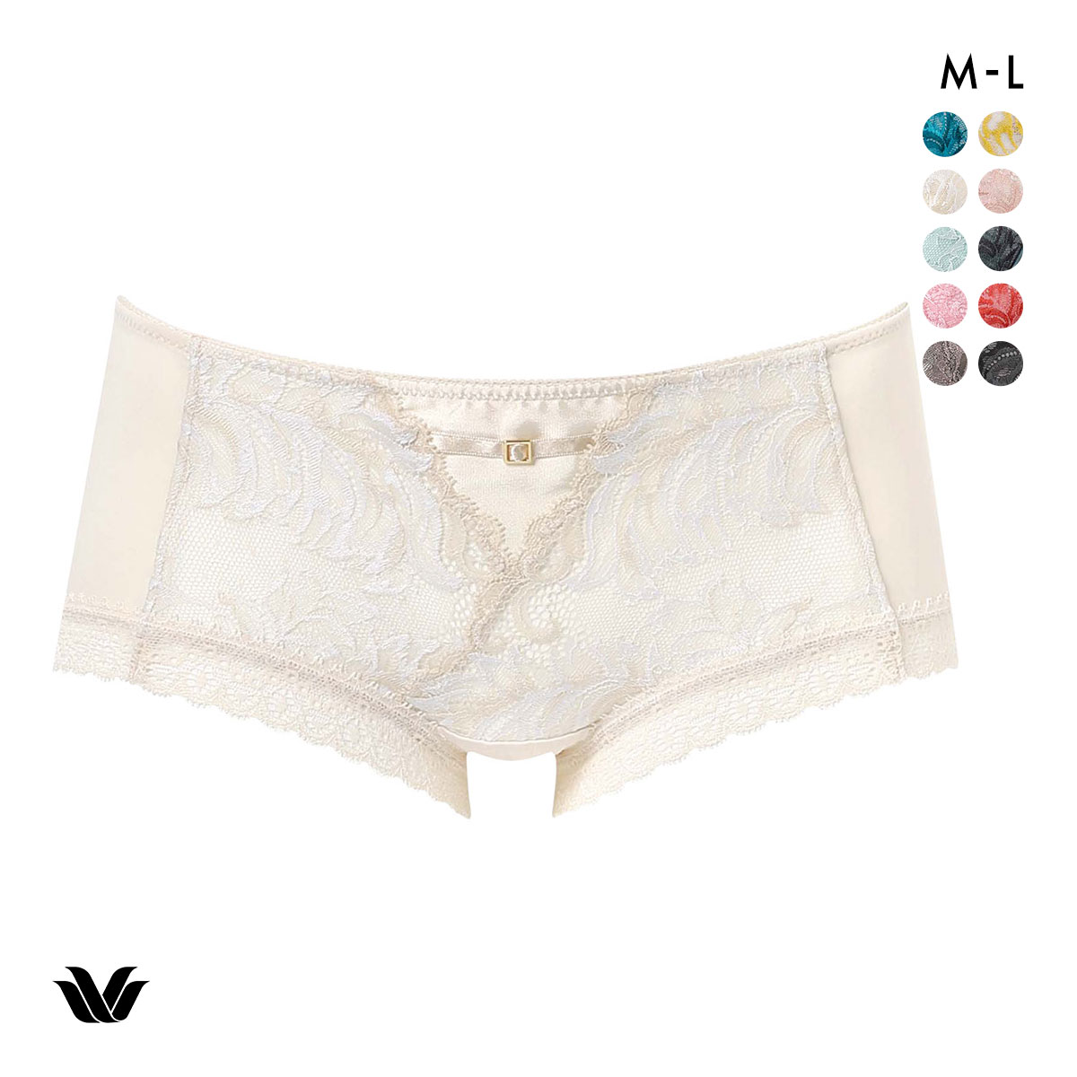 ワコール Wacoal プレミアム 12series BXD412 BXD712 PXD612 12G ショーツ ボーイレングス あさめ ML 単品(BE-ベージュ-M)