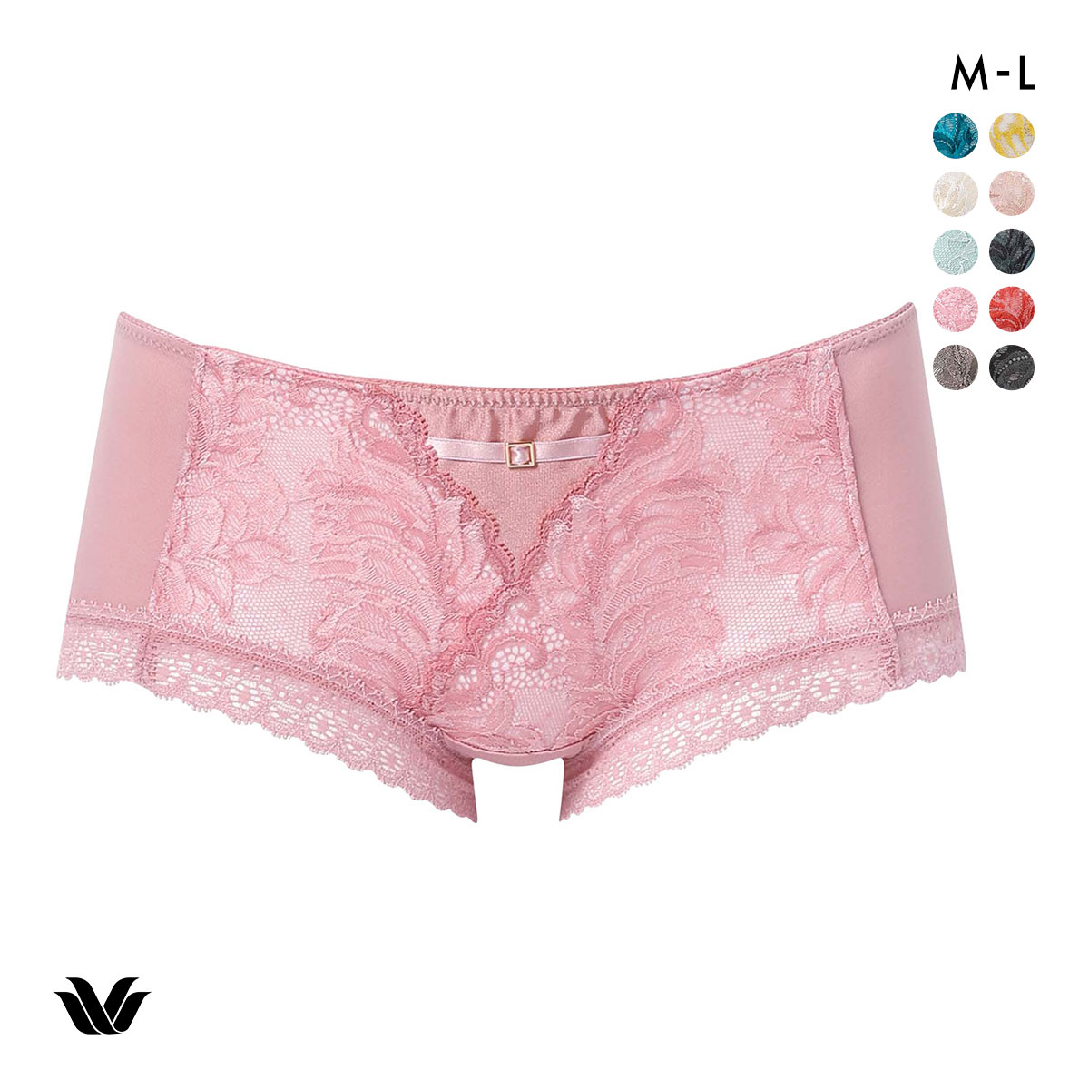 ワコール Wacoal プレミアム 12series BXD412 BXD712 PXD612 12G ショーツ ボーイレングス あさめ ML 単品(SP-サーモンピンク-M)