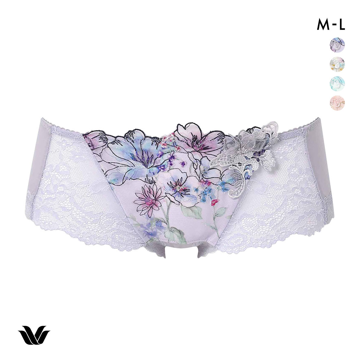 ワコール プレミアム 17series BXD017 BXD417 BXD717 PXD617 ショーツ ボーイレングス あさめ ML Wacoal(PUG-パープルグレー-M)