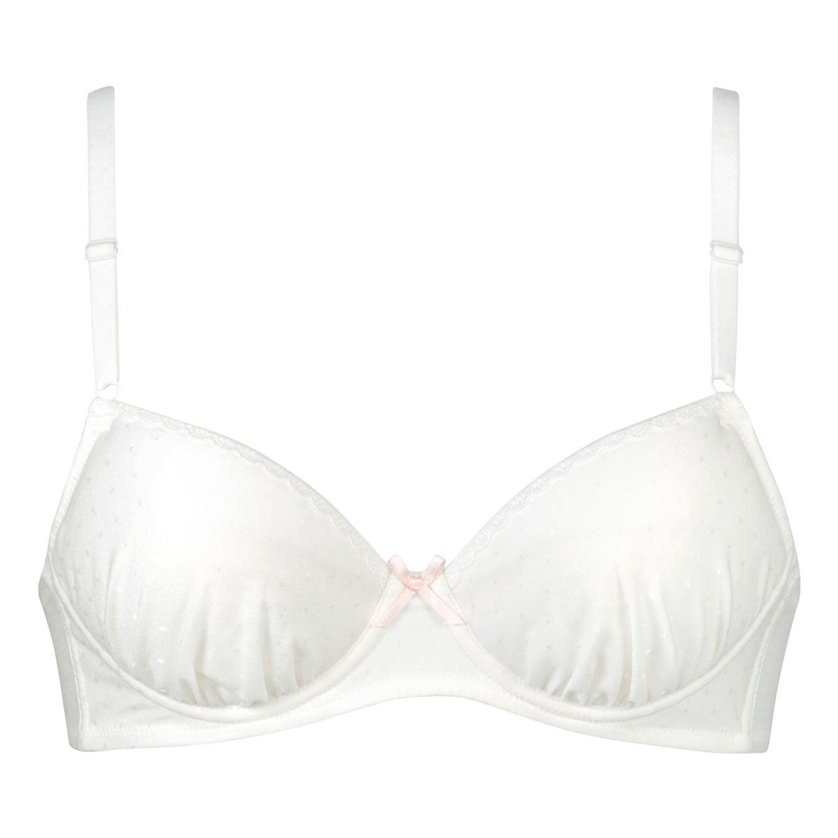ワコール Wacoal ウイング Wing teen ジュニア STEP3 3/4カップブラジャー EF 女の子 単品(IV-アイボリー-E65)