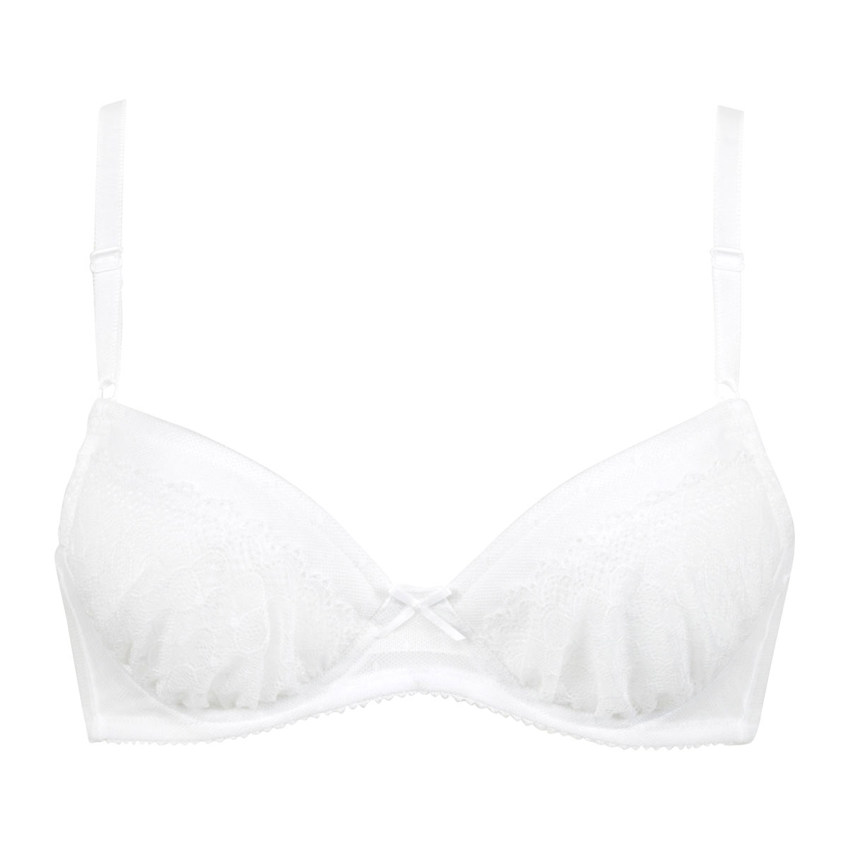 ワコール Wacoal ウイング Wing teen 成長期のバストにフィット AFTER STEP 3/4カップブラジャー EF ジュニア 女の子 単品(WH-ホワイト-E65)