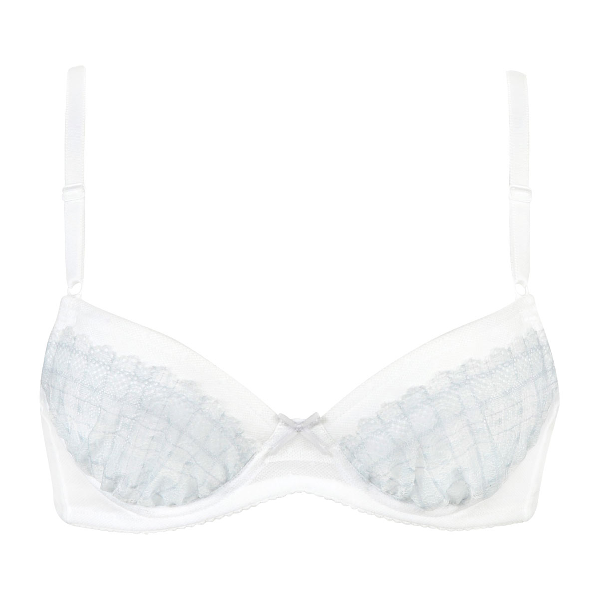 ワコール Wacoal ウイング Wing teen 成長期のバストにフィット AFTER STEP 3/4カップブラジャー EF ジュニア 女の子 単品(BU-ブルー-E65)