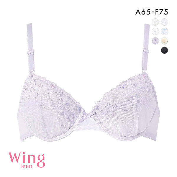 ワコール Wacoal ウイング Wing teen 成長期のバストにフィット STEP3 ジュニアブラジャー ABCDEF ジュニア 女の子 単品