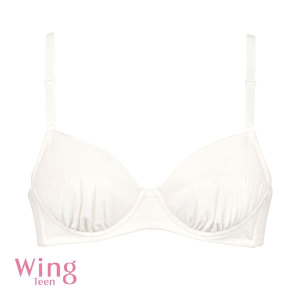 ワコール Wacoal ウイング Wing teen ジュニア STEP3 ジュニアブラジャー 3/4カップ 綿混 ABCDEF 女の子 中高生におすすめ 単品