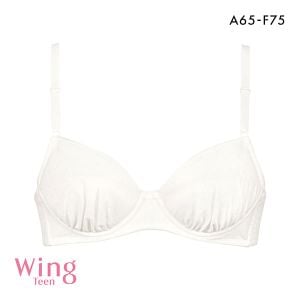 ワコール Wacoal ウイング Wing teen ジュニア STEP3 ジュニアブラジャー 3/4カップ 綿混 ABCDEF 女の子 中高生におすすめ 単品