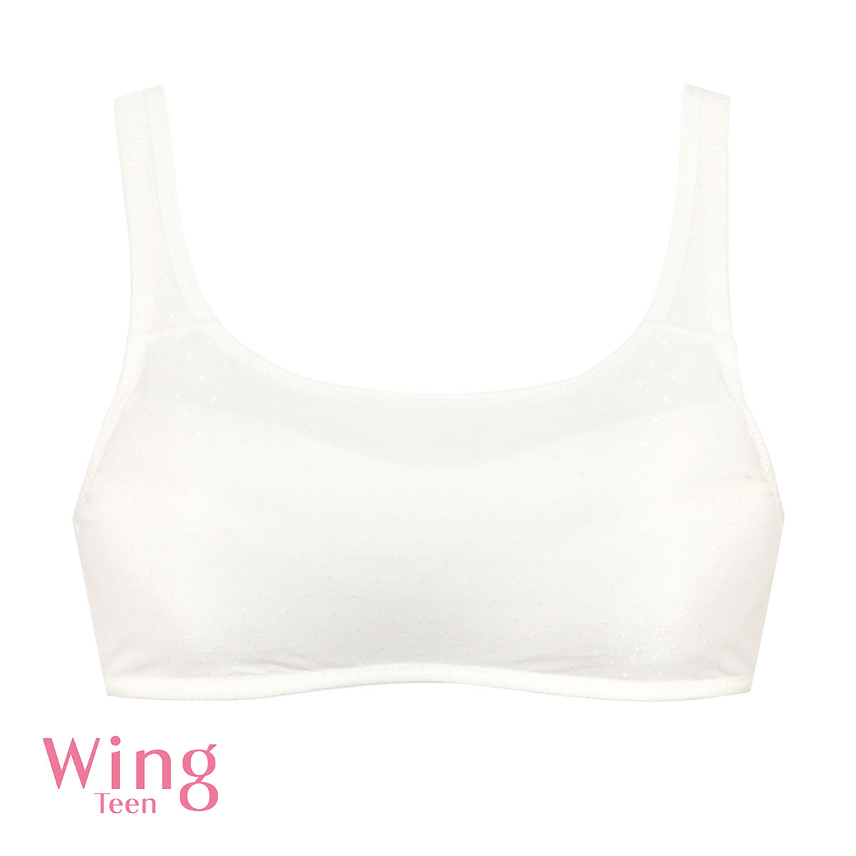 ワコール Wacoal ウイング Wing teen ジュニア STEP3 ハーフトップ ノンワイヤーブラ キッズ 女の子 中高生におすすめ 単品(IV-アイボリー-2S)