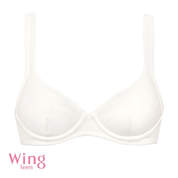 ワコール Wacoal ウイング Wing teen ジュニア STEP3 樹脂ワイヤー ジュニアブラジャー 3/4カップ ABCDEF 女の子 中高生におすすめ 単品