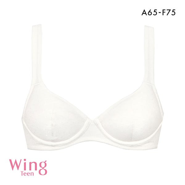 ワコール Wacoal ウイング Wing teen ジュニア STEP3 樹脂ワイヤー ジュニアブラジャー 3/4カップ ABCDEF 女の子 中高生におすすめ 単品