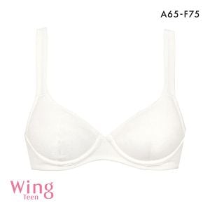 ワコール Wacoal ウイング Wing teen ジュニア STEP3 樹脂ワイヤー ジュニアブラジャー 3/4カップ ABCDEF 女の子 中高生におすすめ 単品