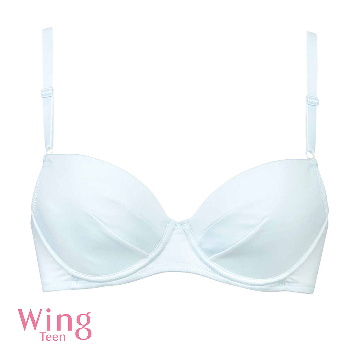 ワコール ウイング ティーン AFTER STEP 3/4カップブラジャー ABCDEF ワイヤー入り ジュニア Wacoal Wing teen(SX-サックス-A65)
