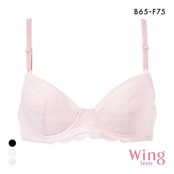 ワコール ウイング ティーン ジュニアブラジャー BCDEF ワイヤー入り カップ別設計 大きいサイズ Wacoal Wing teen AFTER STEP