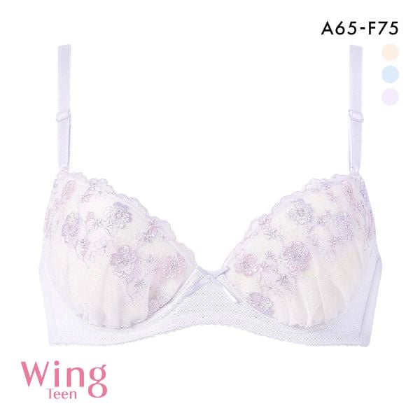 ワコール ウイング ティーン 3/4カップブラジャー ABCDEF ワイヤー入り 高校生におすすめ 女の子 Wacoal Wing teen AFTER STEP 大きいサイズ