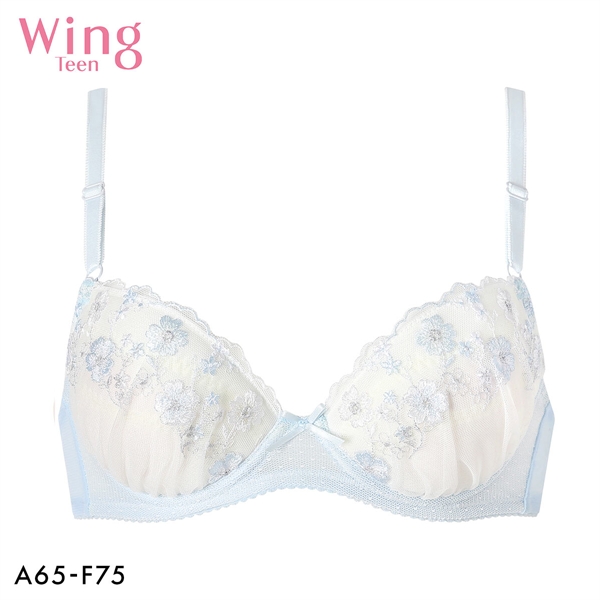 ワコール ウイング ティーン 3/4カップブラジャー ABCDEF ワイヤー入り 高校生におすすめ 女の子 Wacoal Wing teen AFTER STEP 大きいサイズ