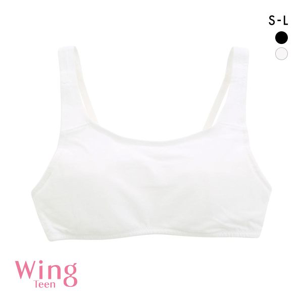 ワコール Wacoal ウイング Wing teen STEP3のつけはじめ ノンワイヤーブラジャー SML ジュニア キッズ 女の子 単品