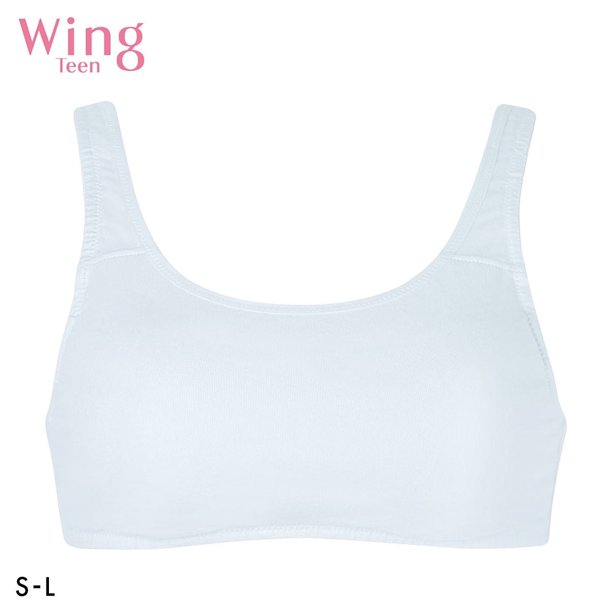 ワコール Wacoal ウイング Wing teen STEP3のつけはじめ ノンワイヤーブラジャー SML ジュニア キッズ 女の子 単品(LPU-薄パープル-S)