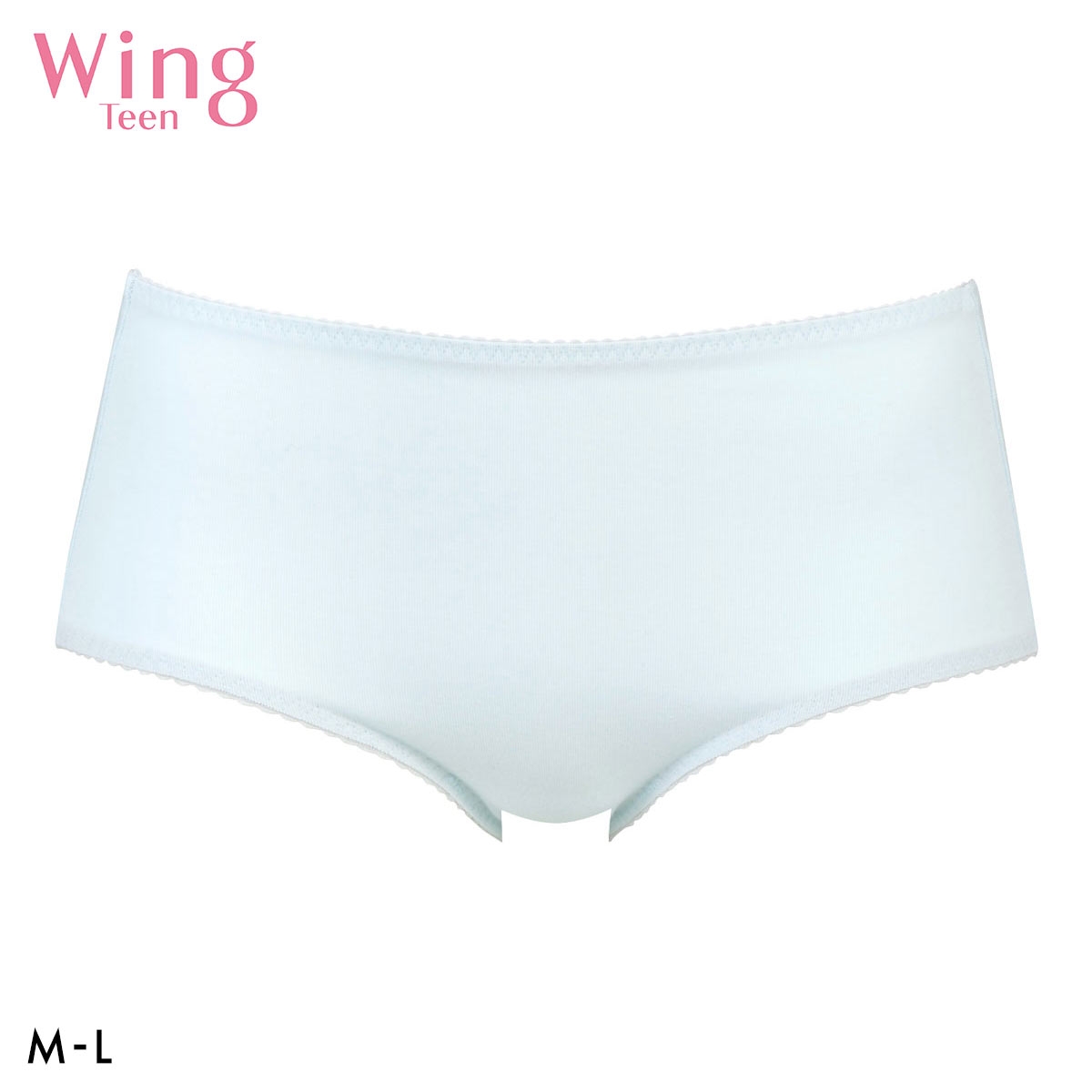 ワコール Wacoal ウイング Wing teen パンツがくいこみにくい！non！PKパンツ ML ハーフ ショーツ(SX-サックス-M)