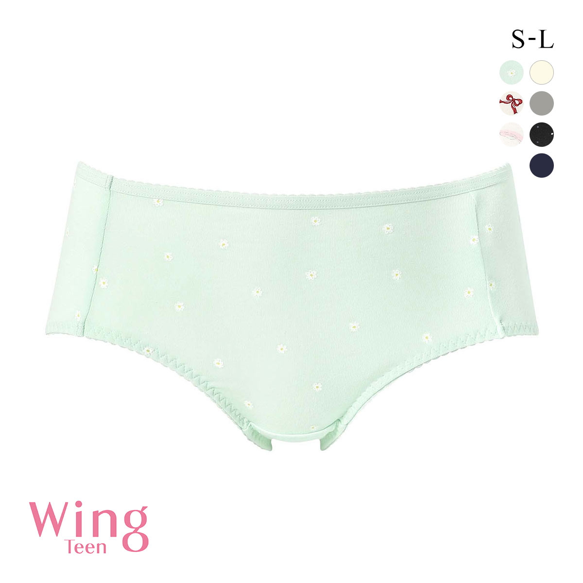 ワコール Wacoal ウイング Wing teen パンツがくいこみにくい！ non PKパンツ ショーツ ジュニア キッズ 女の子 単品(ME-メロン-S)