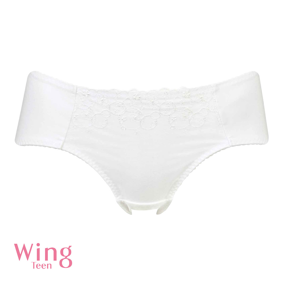ワコール Wacoal ウイング Wing teen パンツがくいこみにくい non PKパンツ ジュニアショーツ ML RB2347ペアショーツ 単品(IV-アイボリー-M)