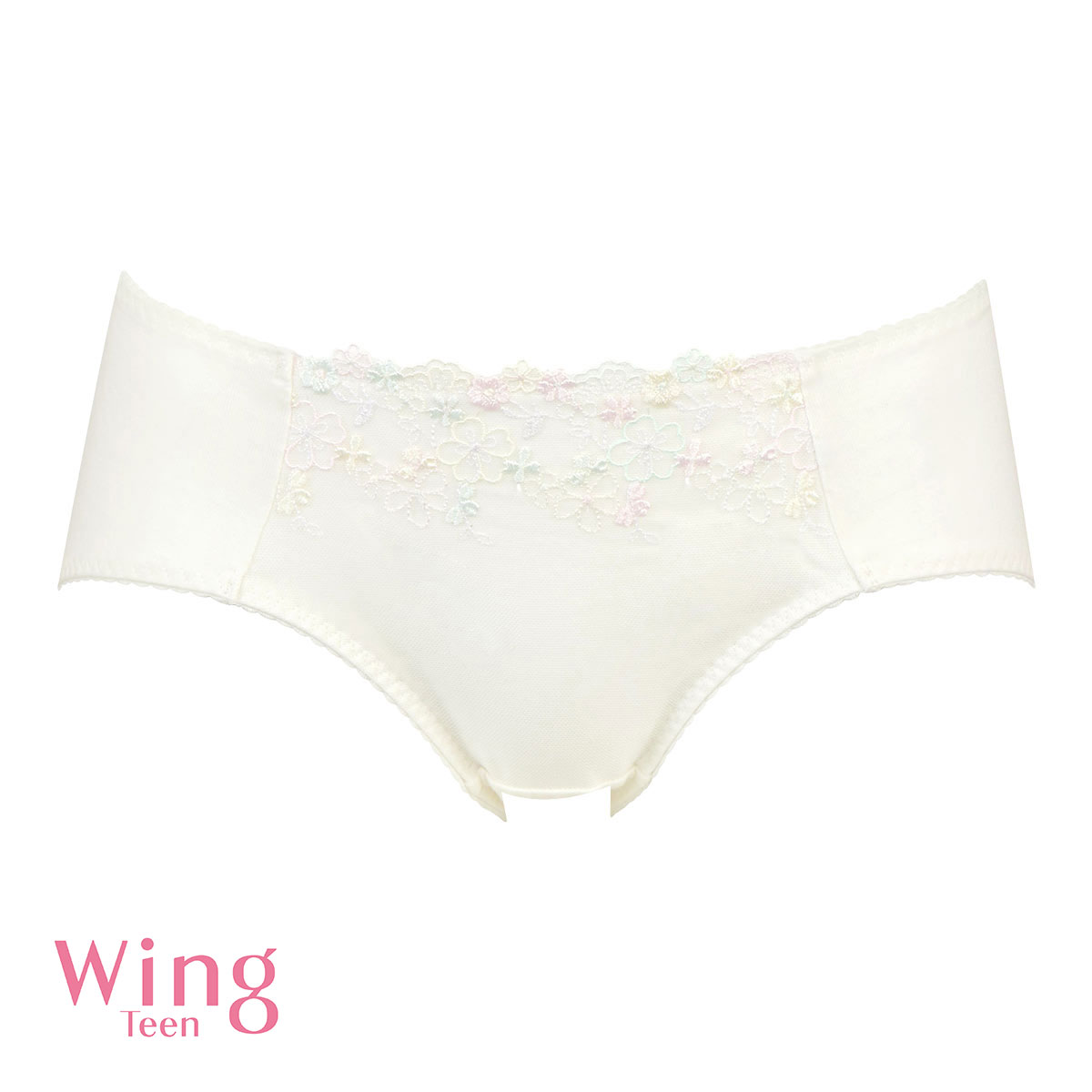 ワコール Wacoal ウイング Wing teen パンツがくいこみにくい non！PKパンツ RB2377ペアショーツ キッズ ジュニア ML 単品(IV-アイボリー-M)