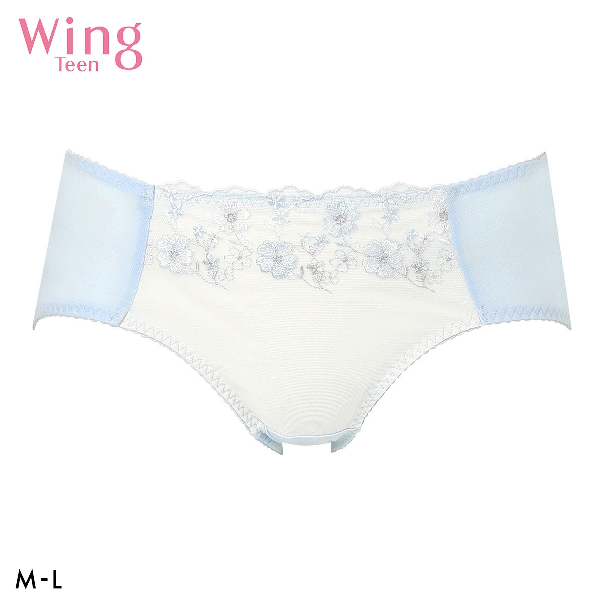 ワコール ウイング ティーン パンツがくいこみにくい non PKパンツ ジュニアショーツ ML RB2570ペアショーツ Wacoal Wing teen(SX-サックス-M)