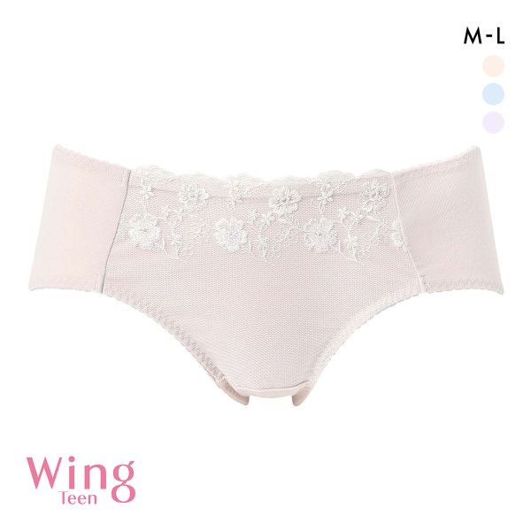 ワコール ウイング ティーン パンツがくいこみにくい non PKパンツ ジュニアショーツ ML RB2570ペアショーツ Wacoal Wing teen