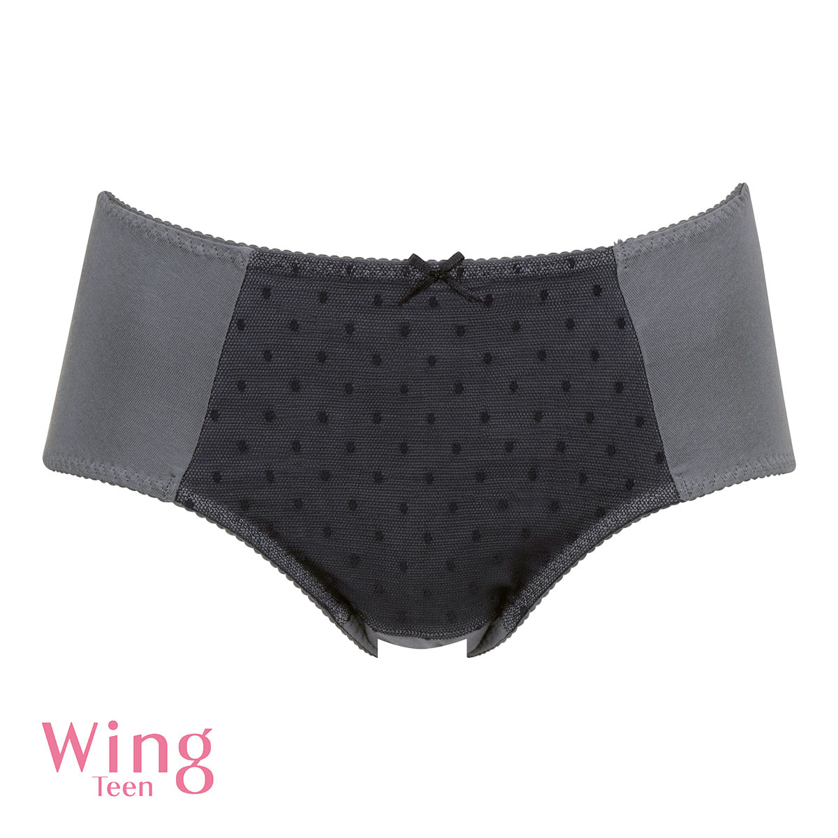 ワコール Wacoal ウイング Wing teen サニタリーショーツ 多い日用 ナイト用 ML ジュニア ティーン パンツ 羽付きナプキン対応 単品(GY-グレー-M)