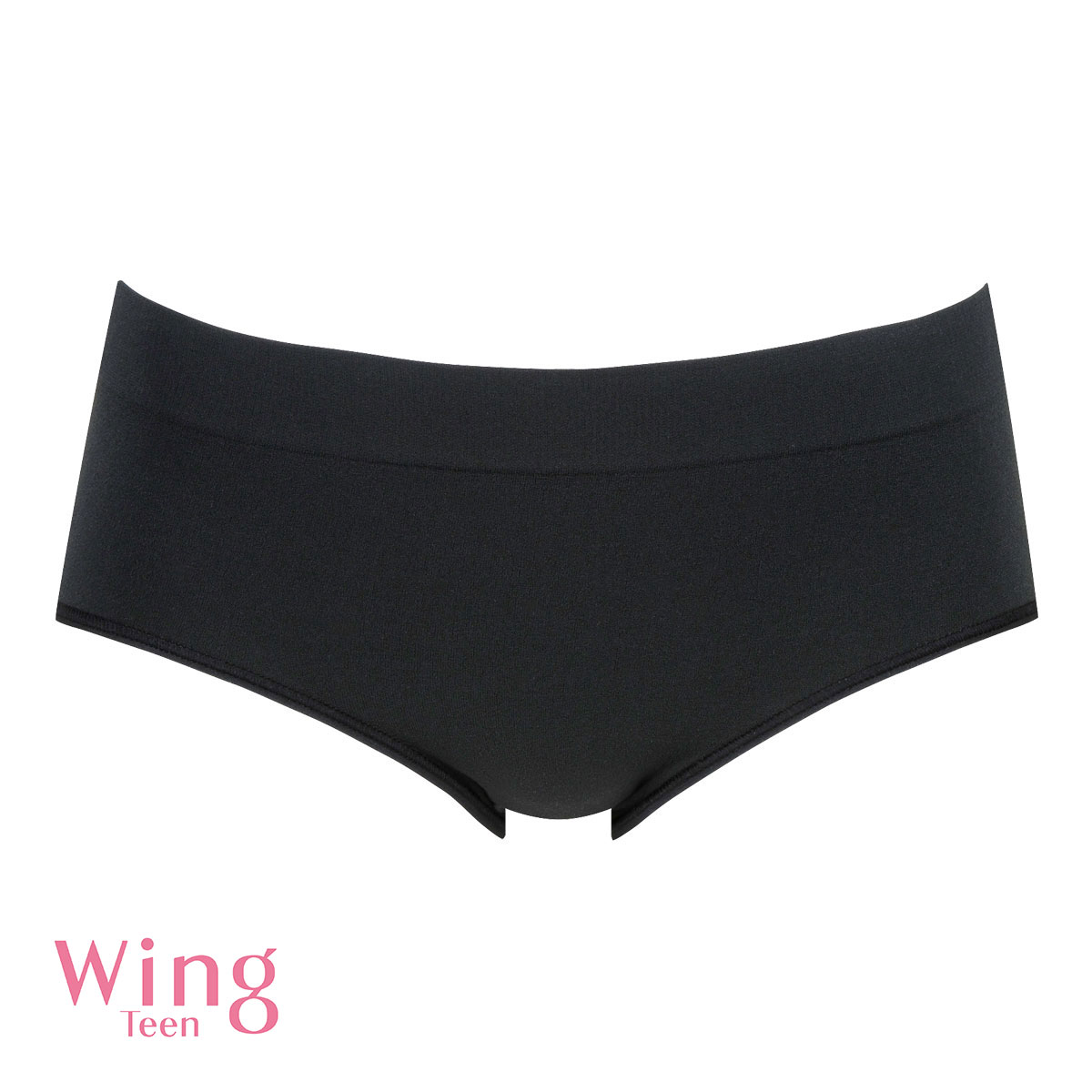 ワコール Wacoal ウイング Wing teen サイズを気にせずはける Teen Fit!パンツ キッズ ジュニア 2S-L 単品(BK-ブラック-2S-L)