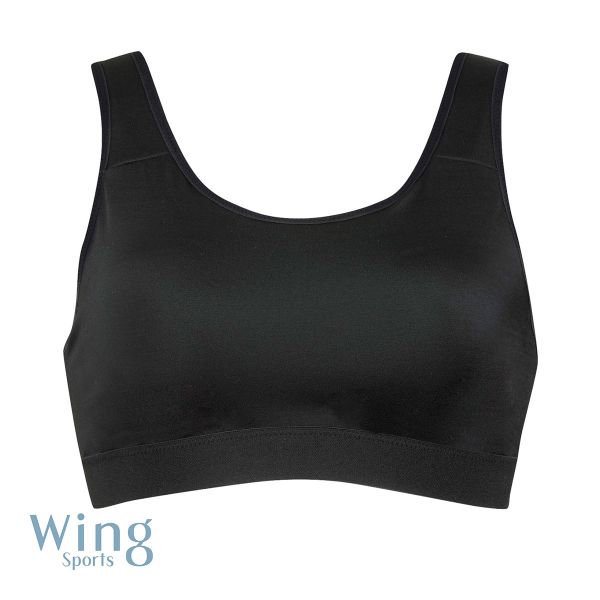 ワコール Wacoal ウイング Wing スポーツゆれケアブラ スポーツブラ ハーフトップ ノンワイヤー SML2L