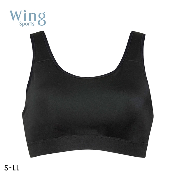 ワコール Wacoal ウイング Wing スポーツゆれケアブラ スポーツブラ ハーフトップ ノンワイヤー SML2L