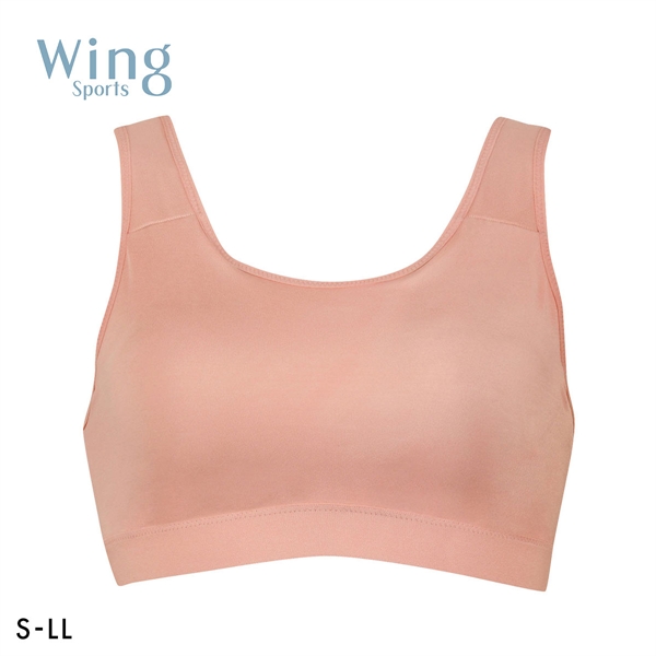 ワコール Wacoal ウイング Wing スポーツゆれケアブラ スポーツブラ ハーフトップ ノンワイヤー SML2L