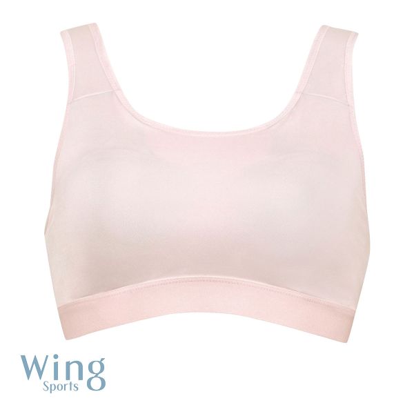 ワコール Wacoal ウイング Wing スポーツゆれケアブラ スポーツブラ ハーフトップ ノンワイヤー SML2L