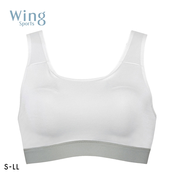 ワコール Wacoal ウイング Wing スポーツゆれケアブラ スポーツブラ ハーフトップ ノンワイヤー SML2L