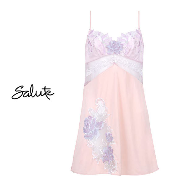 ワコール Wacoal サルート Salute 23AW 96G STJ296 スリップ ランジェリー ML 80丈 スタンダードシルエット シーズン