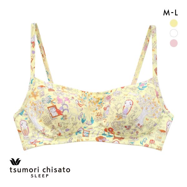 ワコール ツモリチサト ワンダーフォレスト ノンワイヤーブラジャー ML Wacoal tsumori chisato SLEEP