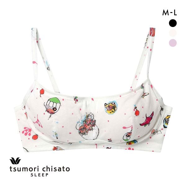 ワコール ツモリチサト 空に輝く星座 ノンワイヤーブラジャー ML Wacoal tsumori chisato SLEEP